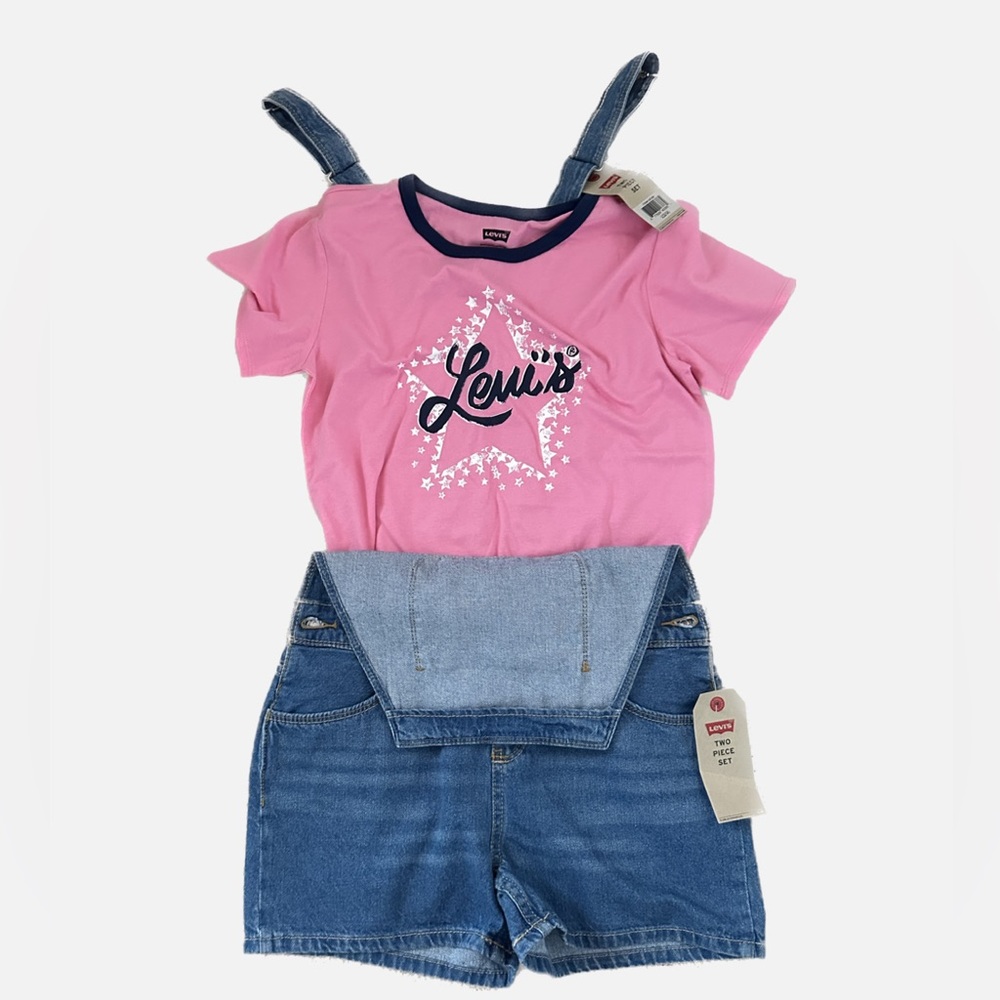 NEW with tags Levi’s Girls Overall Matching Set size L(12/14)